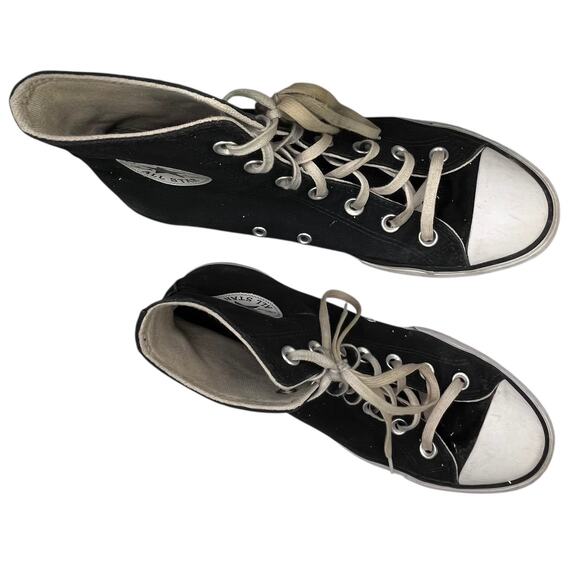 Converse Chuck Taylor All Star High Top Sneakers Men’s 6.5 Black – Wear on Heel - Picture 3 of 4